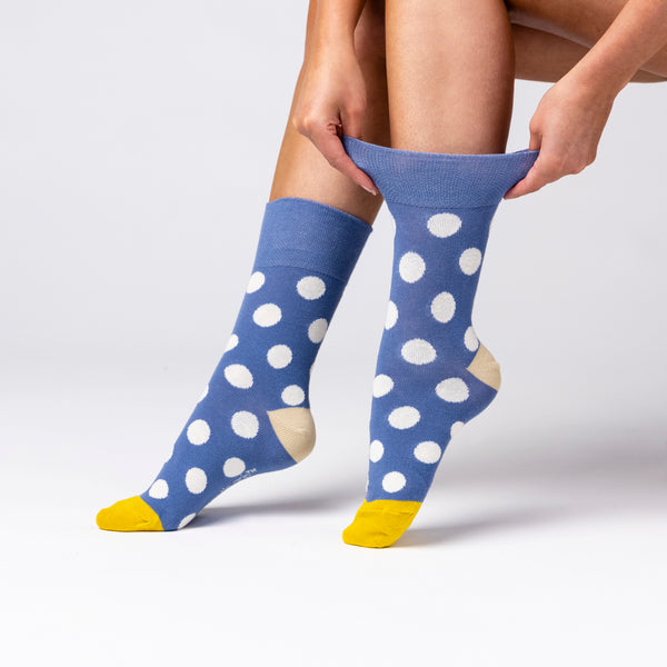 3 Pairs Ladies Cotton Socks - Summer Spots