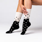 Load image into Gallery viewer, 3 Pairs Ladies Bamboo Socks - Mono Spots