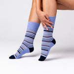 Load image into Gallery viewer, 3 Pairs Ladies Bamboo Socks - Denim