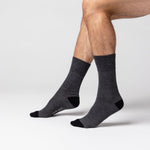 Load image into Gallery viewer, 3 Pairs Men's Apex Cotton Socks - Black Mix