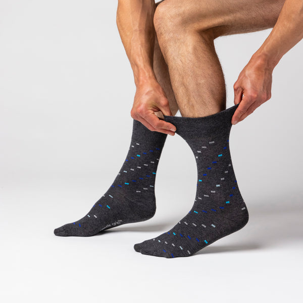 3 Pairs Men's Cotton Socks - Electric Utopia
