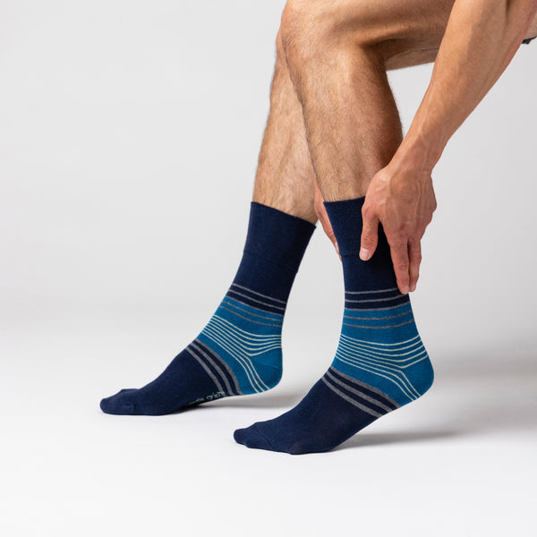 3 Paar Herren-Baumwollsocken - Modern Flash