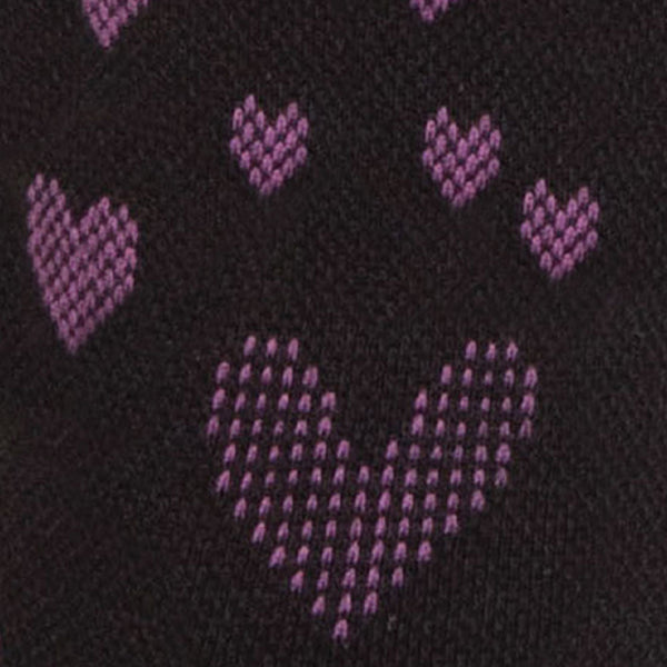 1 Paar Damen-Kompressions-Flugsocken – Schwarz/Pink