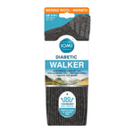 Load image into Gallery viewer, 1 Pair Diabetic Walker Wool Boot Socks - Charcoal