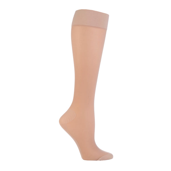 1 Paar Damen-Kompressions-Flugsocken – Natur