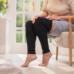 Load image into Gallery viewer, 1 Pair Heat Holders Lite Thermal Full Leg Warmers Black