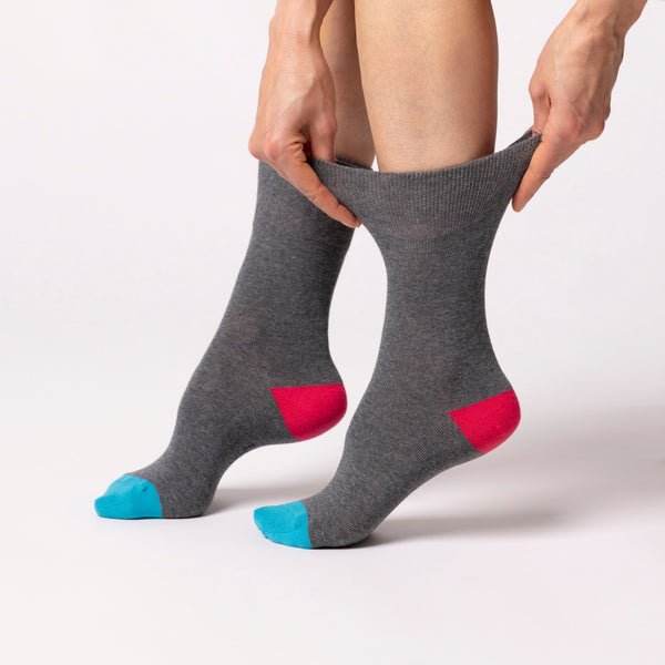 3 Pairs Ladies Colourburst Socks - Colour Prism