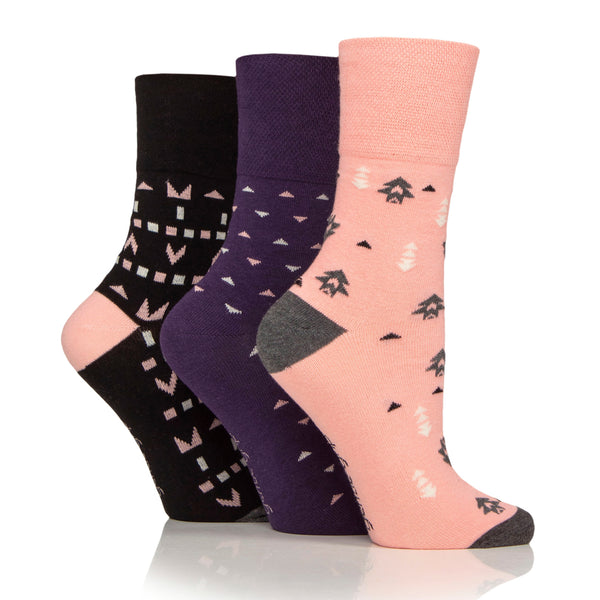 3 Paar Damen-Baumwollsocken - Bazaar
