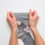 Lade das Bild in den Galerie-Viewer, 3 Paar Damensocken aus Baumwolle mit Highlands-Argyle-Muster - Grau