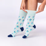 Load image into Gallery viewer, 3 Pairs Ladies Cotton Socks - Bohemian Floral