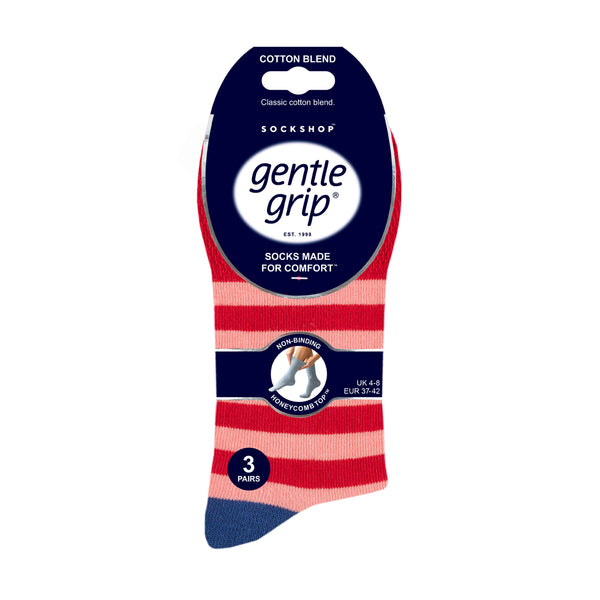 3 Pairs Ladies Cotton Socks - Joie