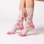 Load image into Gallery viewer, 3 Pairs Ladies Cotton Socks - Neutral