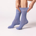 Load image into Gallery viewer, 3 Pairs Ladies Plain Cotton Socks - Eva Denim