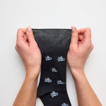 Lade das Bild in den Galerie-Viewer, 3 Paar Fun Feet Baumwollsocken für Herren - Tiefsee