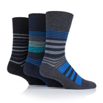 Load image into Gallery viewer, 3 Pairs Men's Cotton Socks - Linear Vision