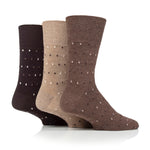 Lade das Bild in den Galerie-Viewer, 3 Paar Concerto Baumwollsocken für Herren - Braun/Natur