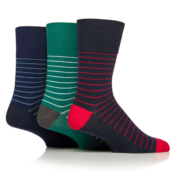 3 Pairs Men's Cotton Socks - Compass