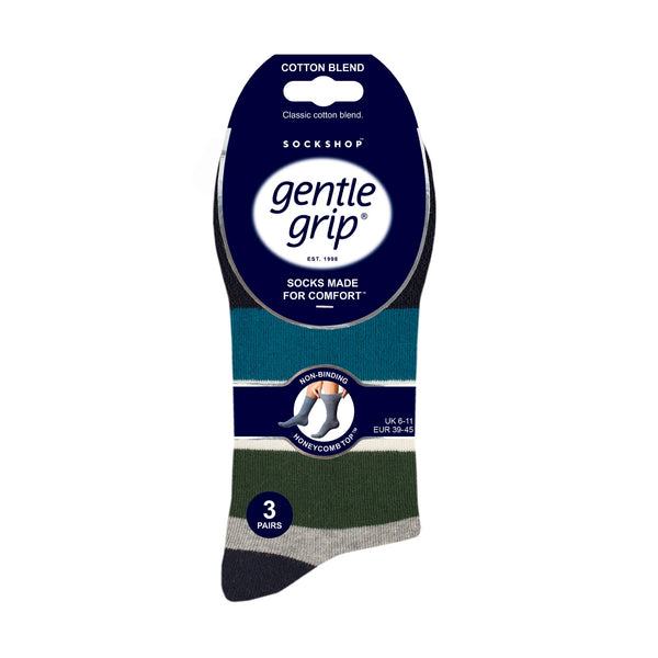 3 Pairs Men's Cotton Socks - Open Air