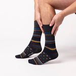 Load image into Gallery viewer, 3 Pairs Men's Bamboo Socks - Mustard Metropolis