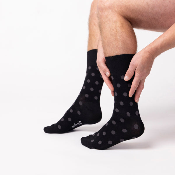 3 Pairs Men's Bamboo Socks - Monochrome Eclipse