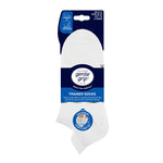 Load image into Gallery viewer, 3 Pairs Mens Cotton Trainer Socks - White