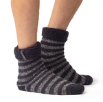 Lade das Bild in den Galerie-Viewer, 1 Paar Damen Thermosocken - Schwarz