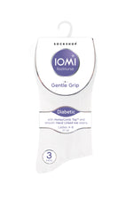 Load image into Gallery viewer, 6 Pairs Ladies Diabetic Socks - White