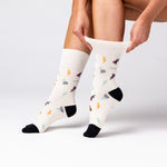 Load image into Gallery viewer, 3 Pairs Ladies Bamboo Socks - Botanical Bloom
