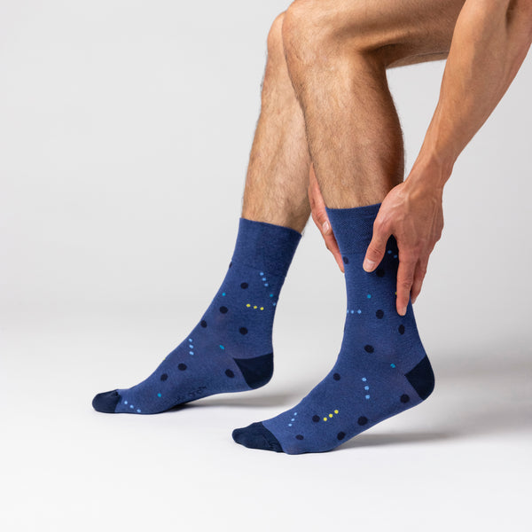 3 Paar Herren-Baumwollsocken - Cosmic Pulse