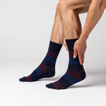Lade das Bild in den Galerie-Viewer, 3 Paar Herren-Baumwollsocken – Regal Stripe
