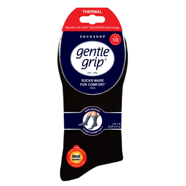 1 Paar Damen Thermosocken - Schwarz