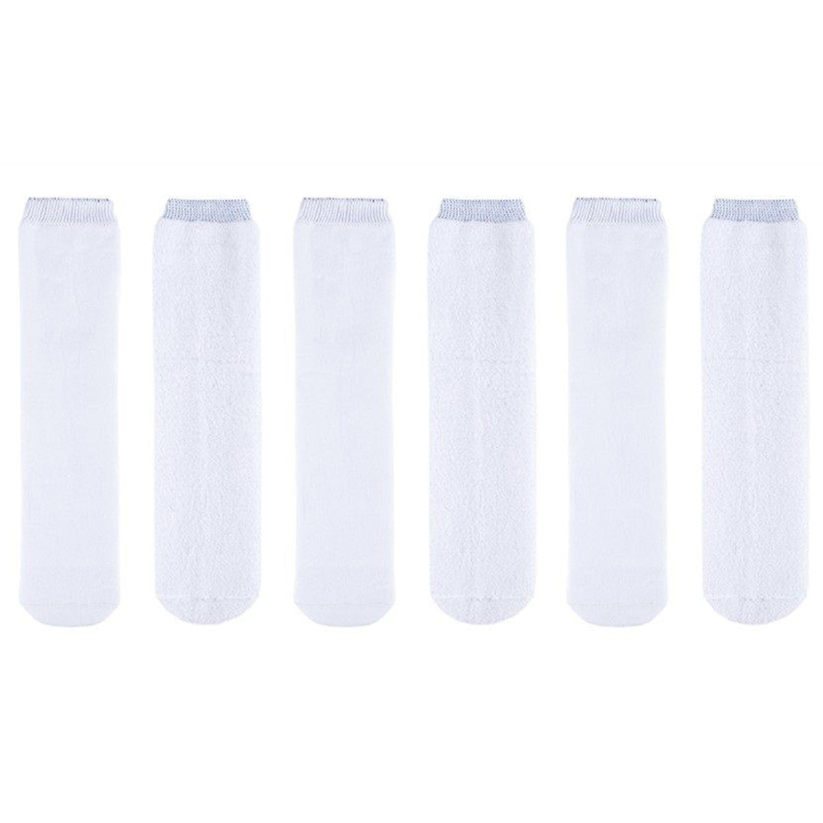 6er-Pack Prothesensocken - Weiß