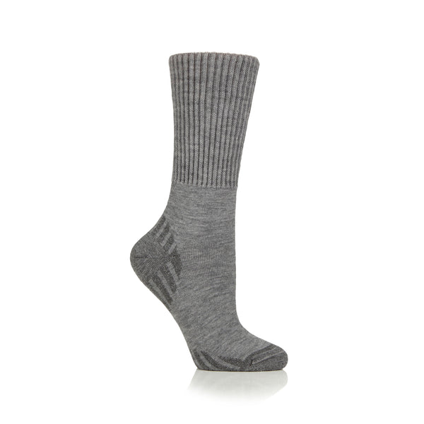 1 Pair Diabetic Walker Wool Boot Socks - Grey
