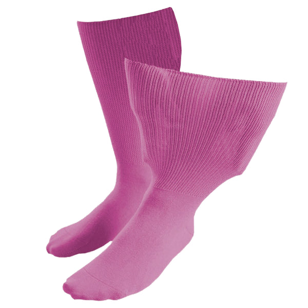 1 Paar extra breite Ödemsocken - Rosa