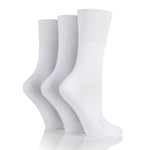 Lade das Bild in den Galerie-Viewer, 6 Paar Diabetikersocken für Damen - Weiß
