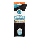 Lade das Bild in den Galerie-Viewer, 1 Paar Diabetiker-Walker-Stiefelsocken aus Wolle, Schwarz
