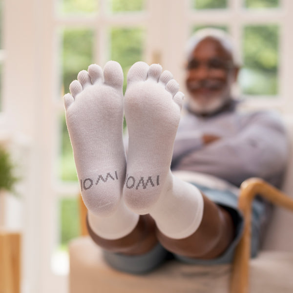1 Paar Zehensocken - Weiß