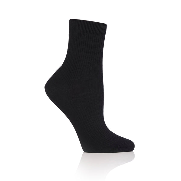 1 Paar Beauty Feet Fersenpolstersocken - Schwarz
