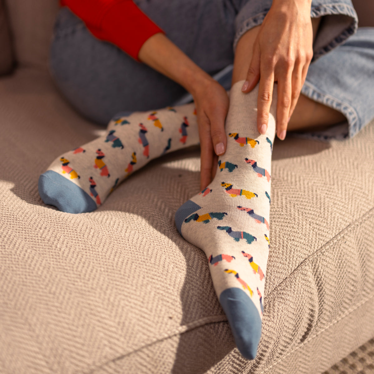 3 Pairs Ladies Fun Feet Cotton Socks - I'm a Dog Person