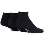 Lade das Bild in den Galerie-Viewer, 3 Paar gepolsterte Diabetiker-Trainersocken – Schwarz
