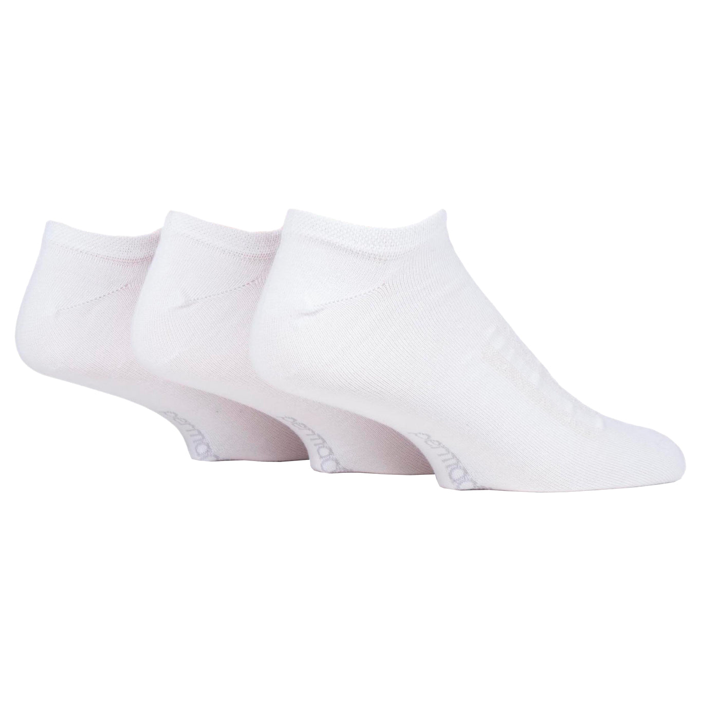 3 Paar PermaCool Kühlende Sneakersocken - Weiß