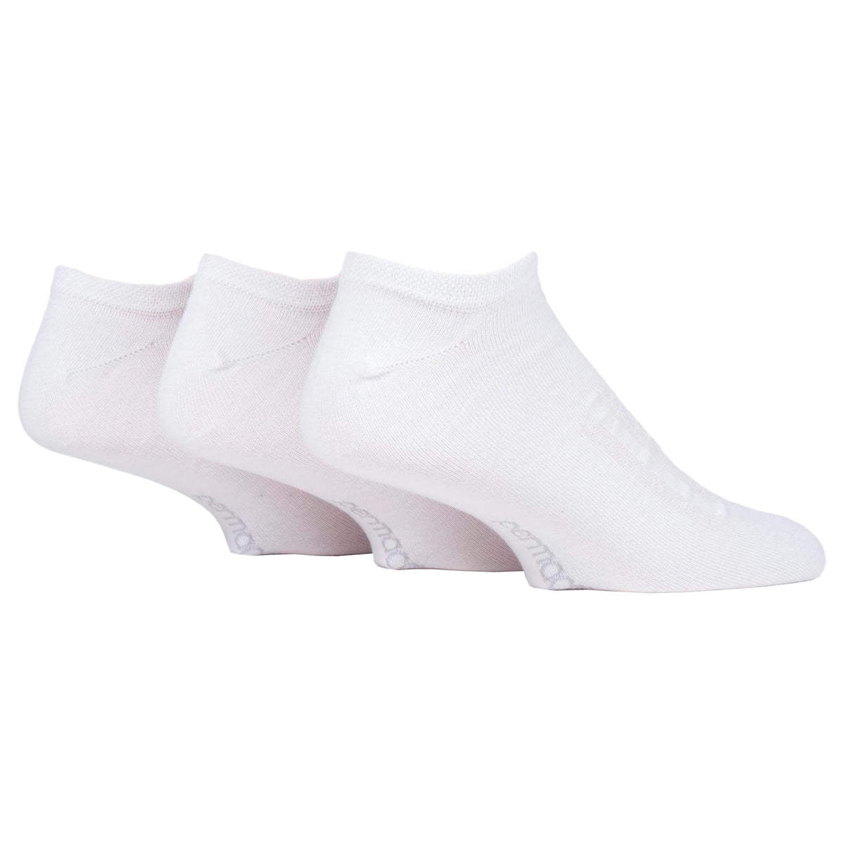 3 Paar PermaCool Kühlende Sneakersocken - Weiß