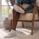 Lade das Bild in den Galerie-Viewer, 3 Paar PermaCool Kühlende Sneakersocken - Weiß
