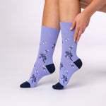 Load image into Gallery viewer, 3 Pairs Ladies RHS Cotton Socks - Floral / Insect
