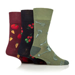 Lade das Bild in den Galerie-Viewer, 3 Paar Herrensocken aus Baumwolle von RHS – Insekten
