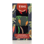 Load image into Gallery viewer, 3 Pairs Men's Gift Boxed RHS Bamboo Socks - Vegetable Trio
