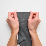 Lade das Bild in den Galerie-Viewer, 3 Paar Damensocken aus schlichter Baumwolle - Anthrazit
