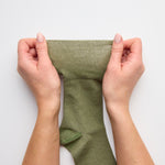 Lade das Bild in den Galerie-Viewer, 3 Paar Damensocken aus schlichter Baumwolle - Khaki Mix
