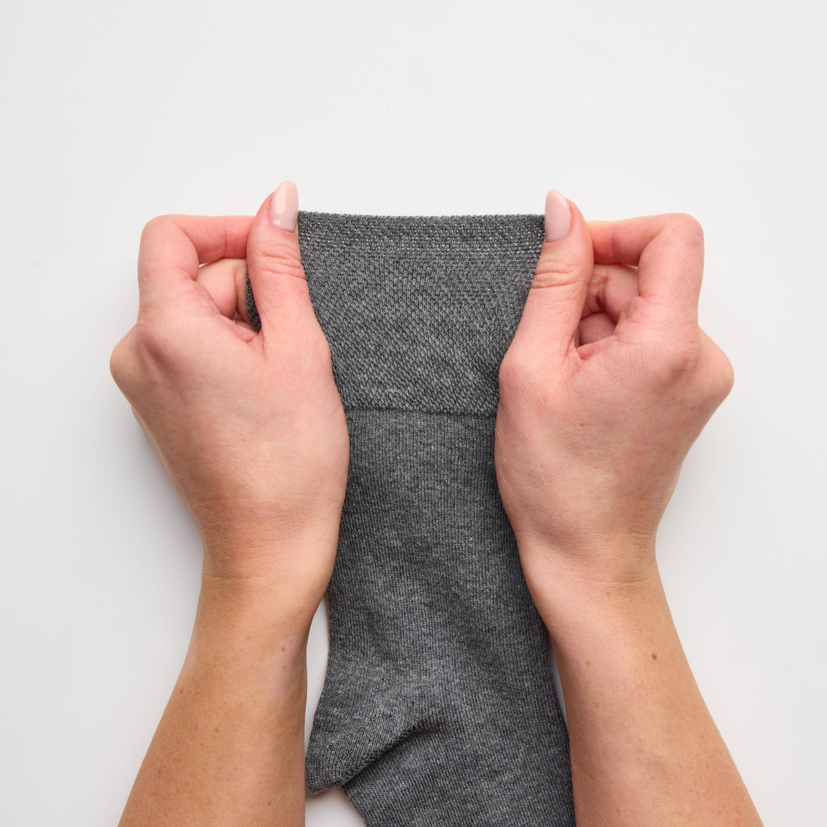 3 Paar Damensocken aus schlichter Baumwolle - Schwarz/Anthrazit/Grau