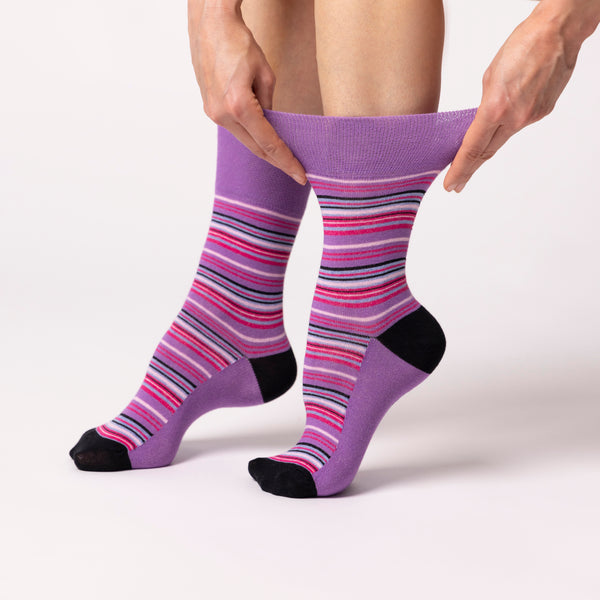 3 Paar Damen Baumwollsocken - Sweetheart Schwarz